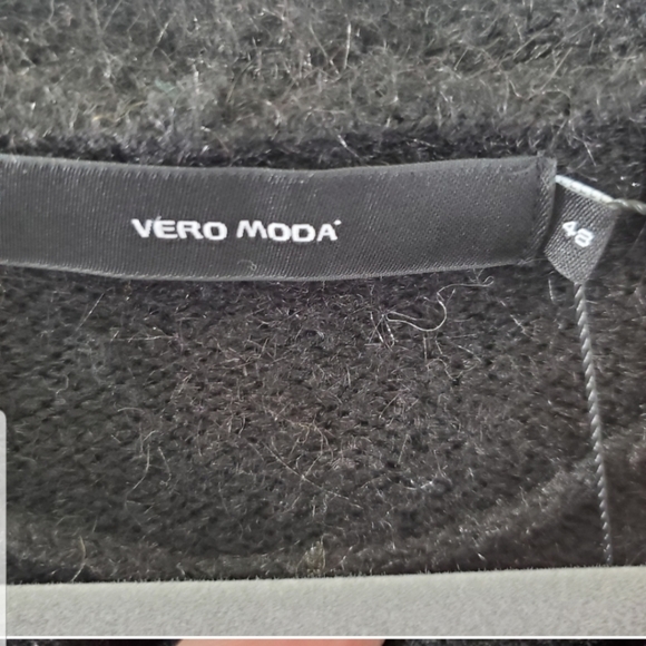 Vero Moda wool blend lace detail open cardigan NWT - Picture 3 of 4